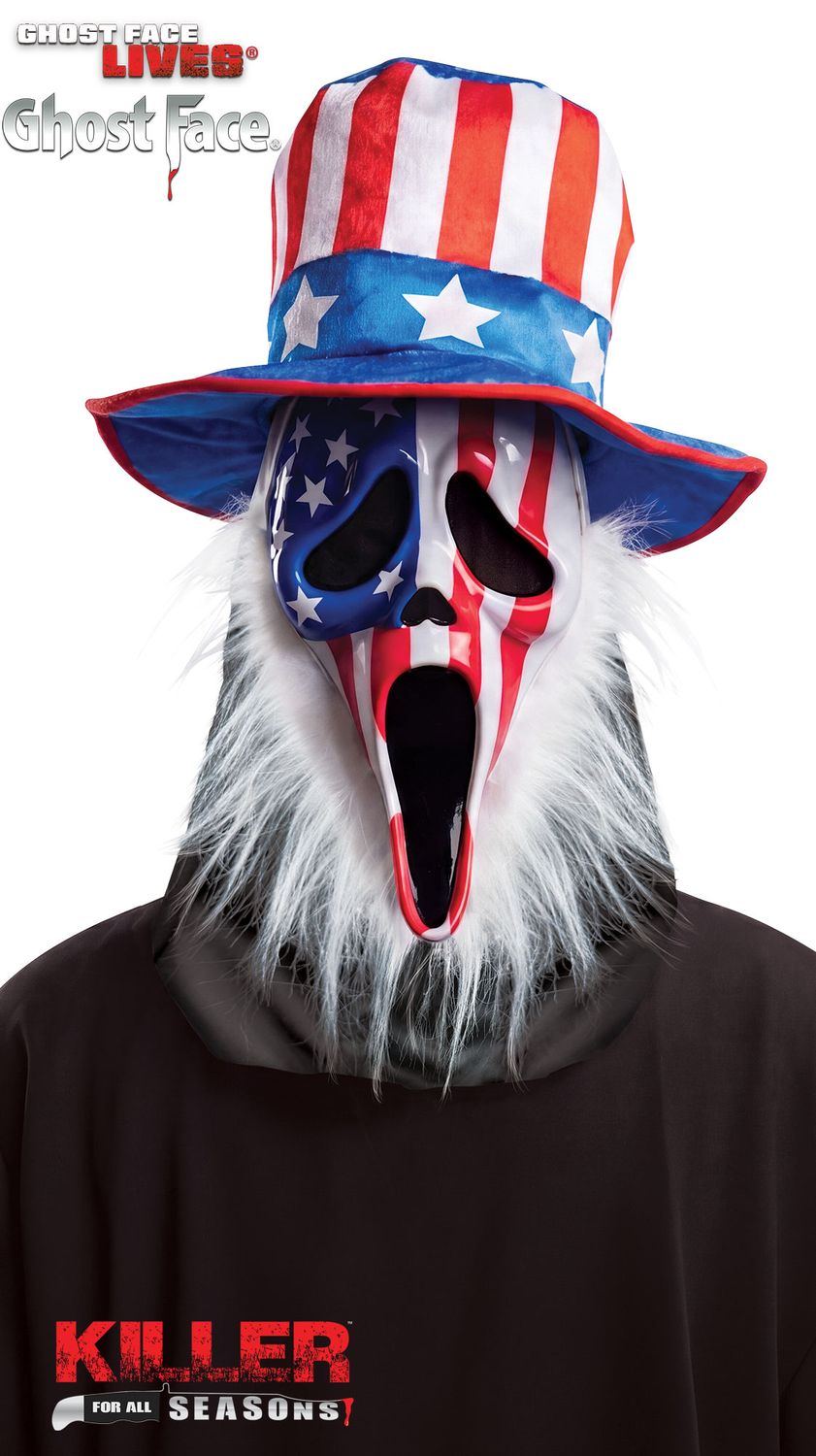 Ghost Face Uncle Sam Mask