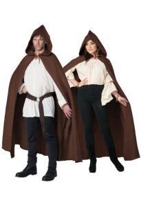 Hooded Cloak Mens One Size