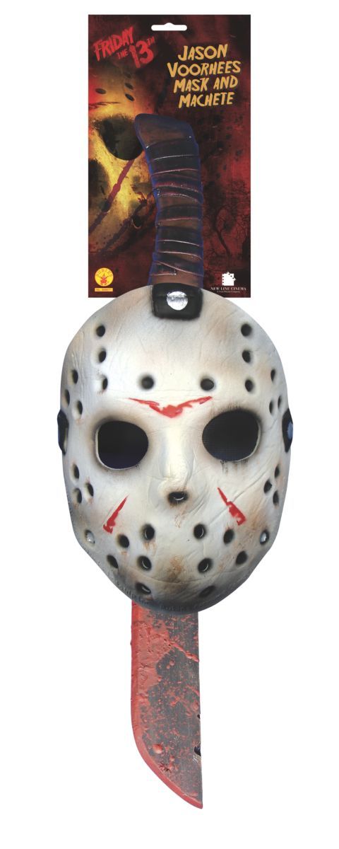 Friday The 13Th - Jason Mask-Machete Set
