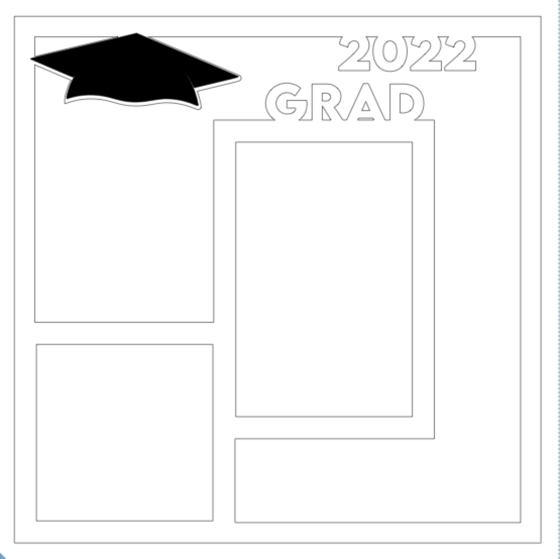 Graduate 2022 Simple Overlay SVG