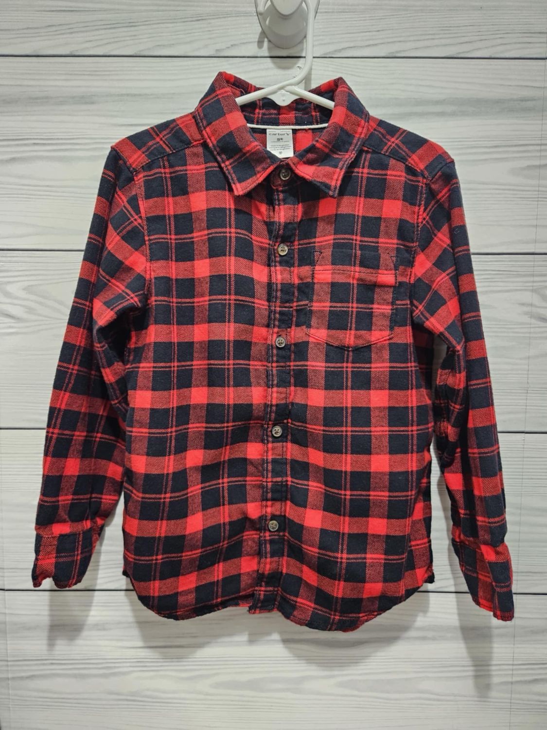 Boys Carter’s Flannel Shirt 5T