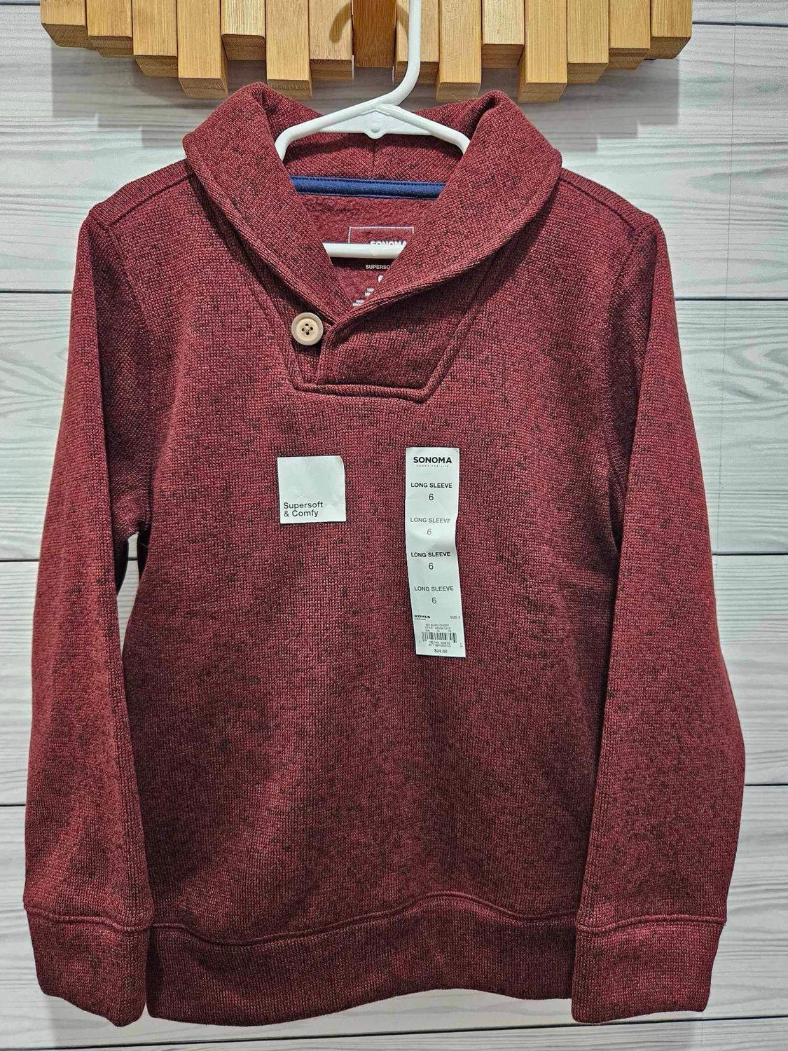 NWT Boys Sonoma Sweater Sz 6