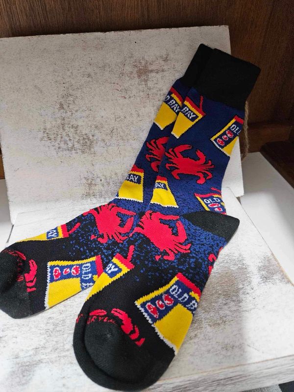 New*** Old Bay And Crab Socks Maryland