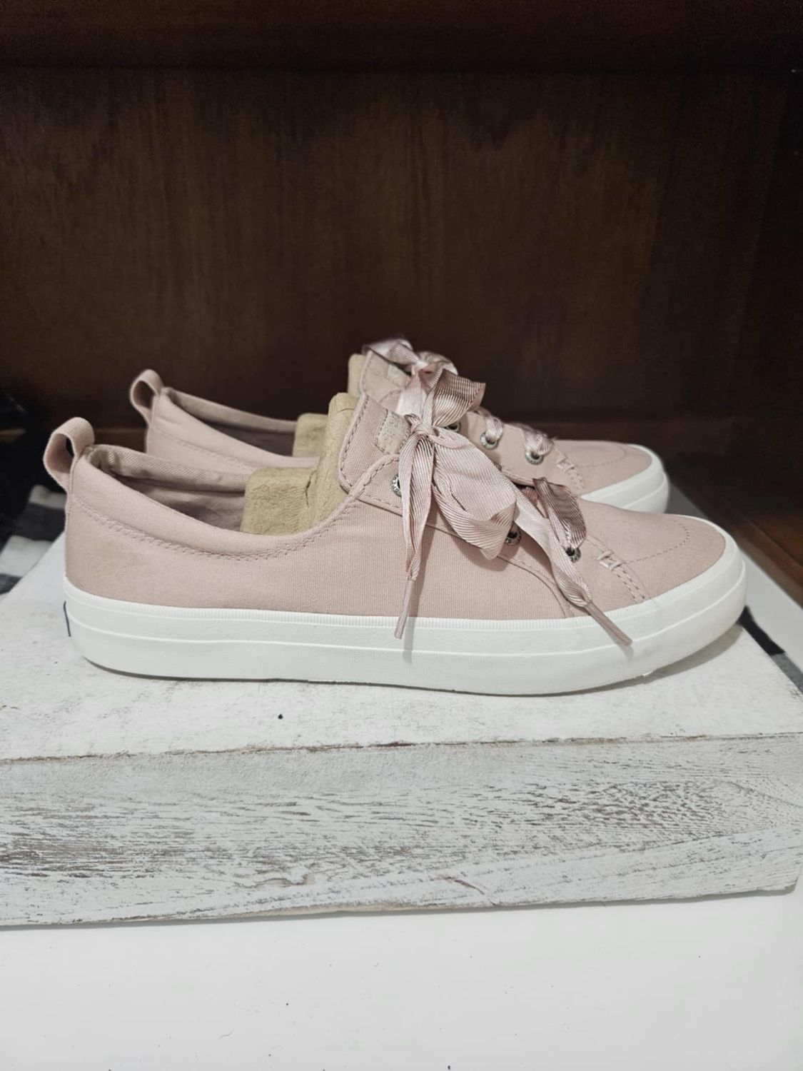 Women’s Sperry Crest Vibe Satin Rose 9 Memory Foam