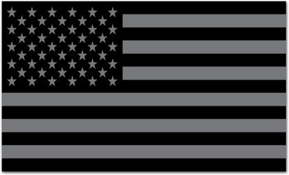 5&quot; USA Tactical Flag Vinyl Decal Sticker