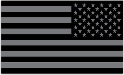 5&quot; USA Tactical Flag Vinyl Decal Sticker (Reversed)