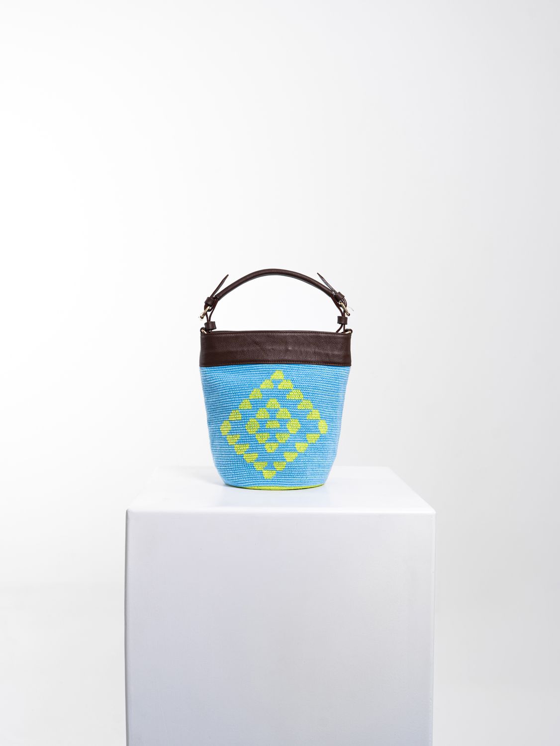 Medium Bucket Bag Andean Sky