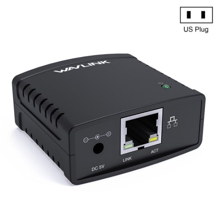 WAVLINK NU72P11 100Mbps Network Print Server USB 2.0 Network Printer