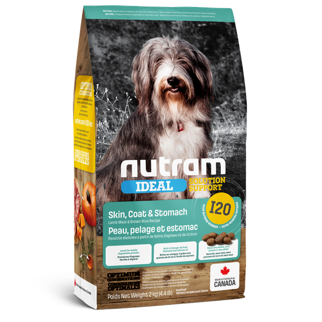 NUTRAM I20 SENSITIVE DOG SKIN COAT STOMACH X 2KG