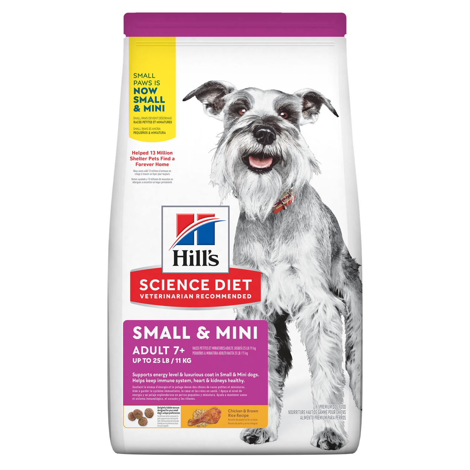 HILLS ADULT 7+SMALL PAWS 2KG (ACOM-00304)