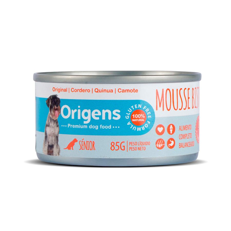MOUSSE BISTRO ENERGETICO CORDERO/QUINUA/CAMOTE - SENIOR 85GR
