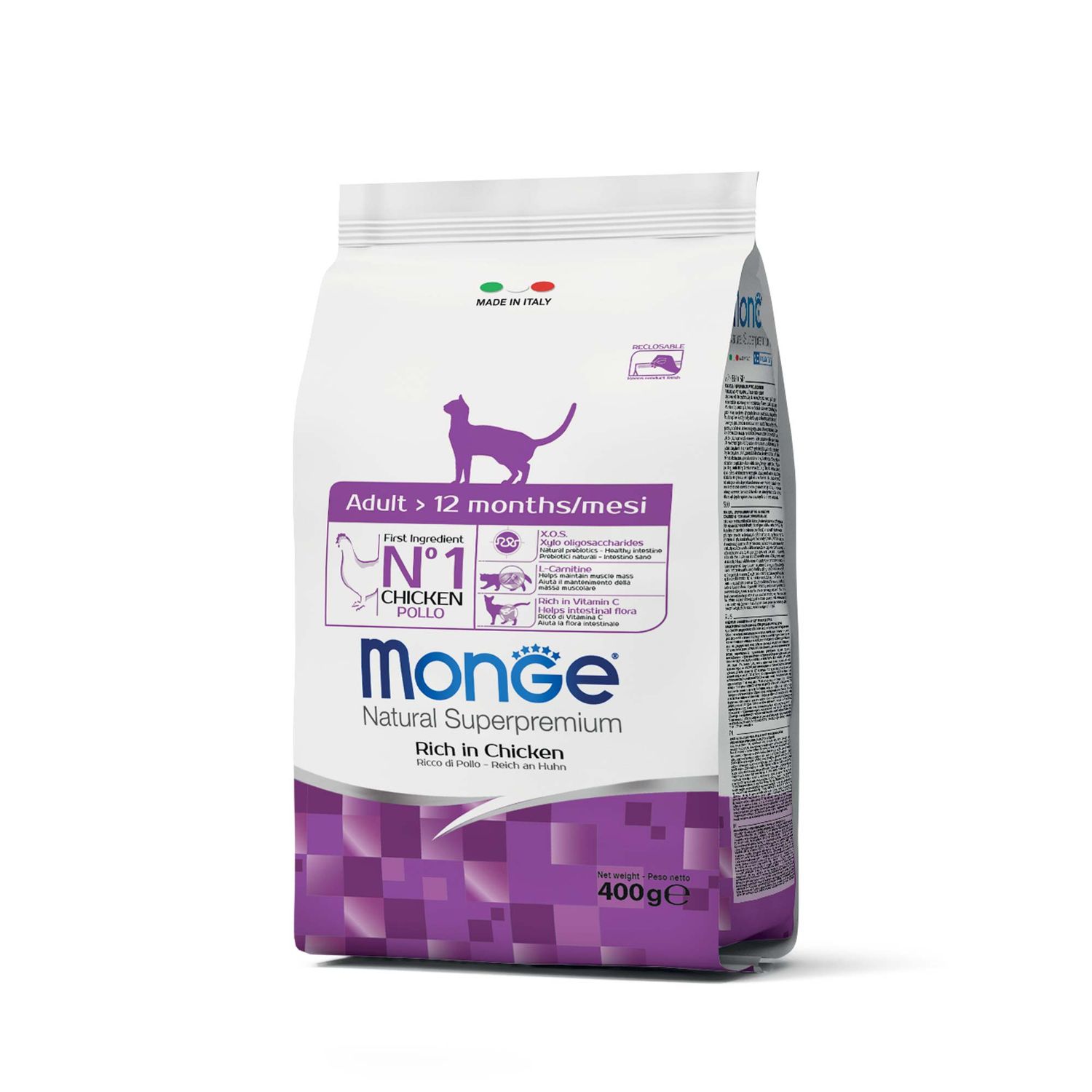 MONGE FELINE ADULT 400Gr