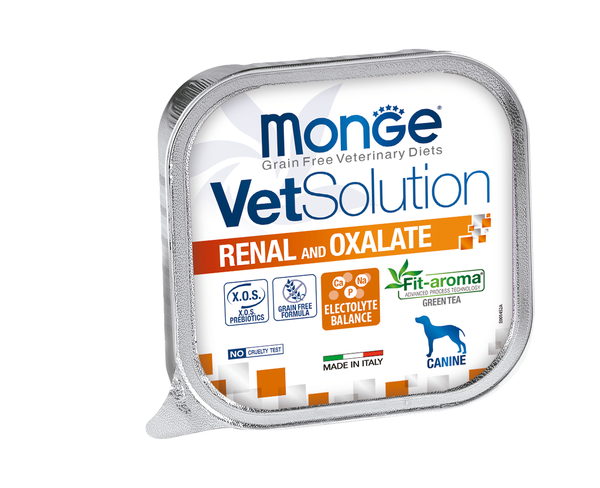 MONGE CAN RENAL Y OXALATE ALUTRAY 150GR