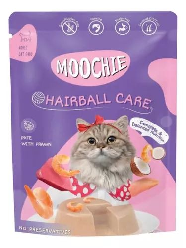 MOOCHIE CAT BENEFITS POUCH 70GR -HAIRBALL CARE
