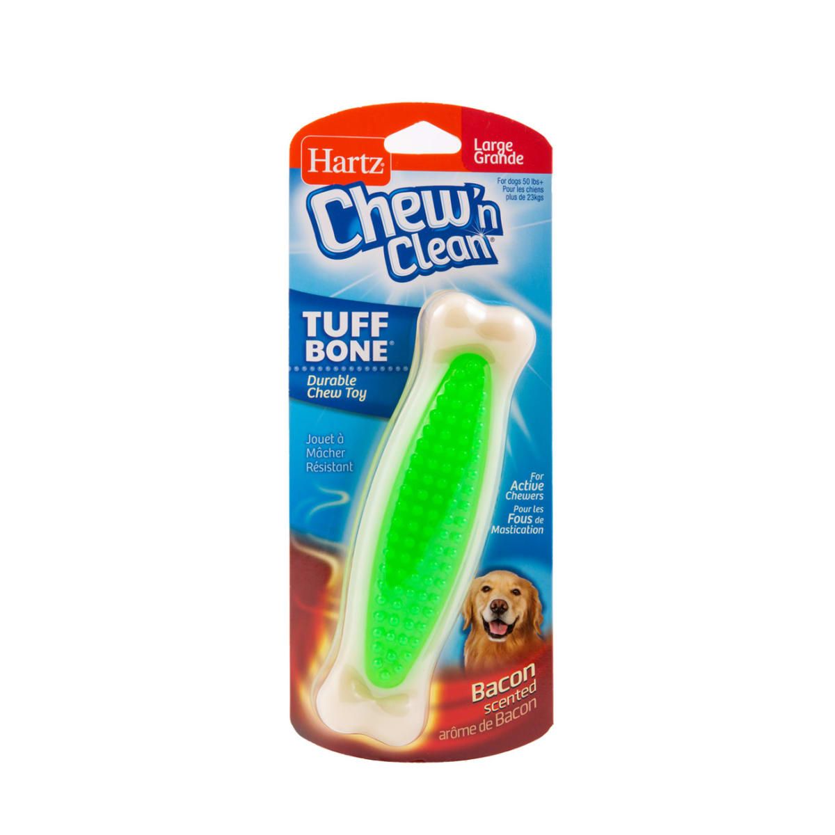 HARTZ CREW N CLEAN BONE TOY - LARGE