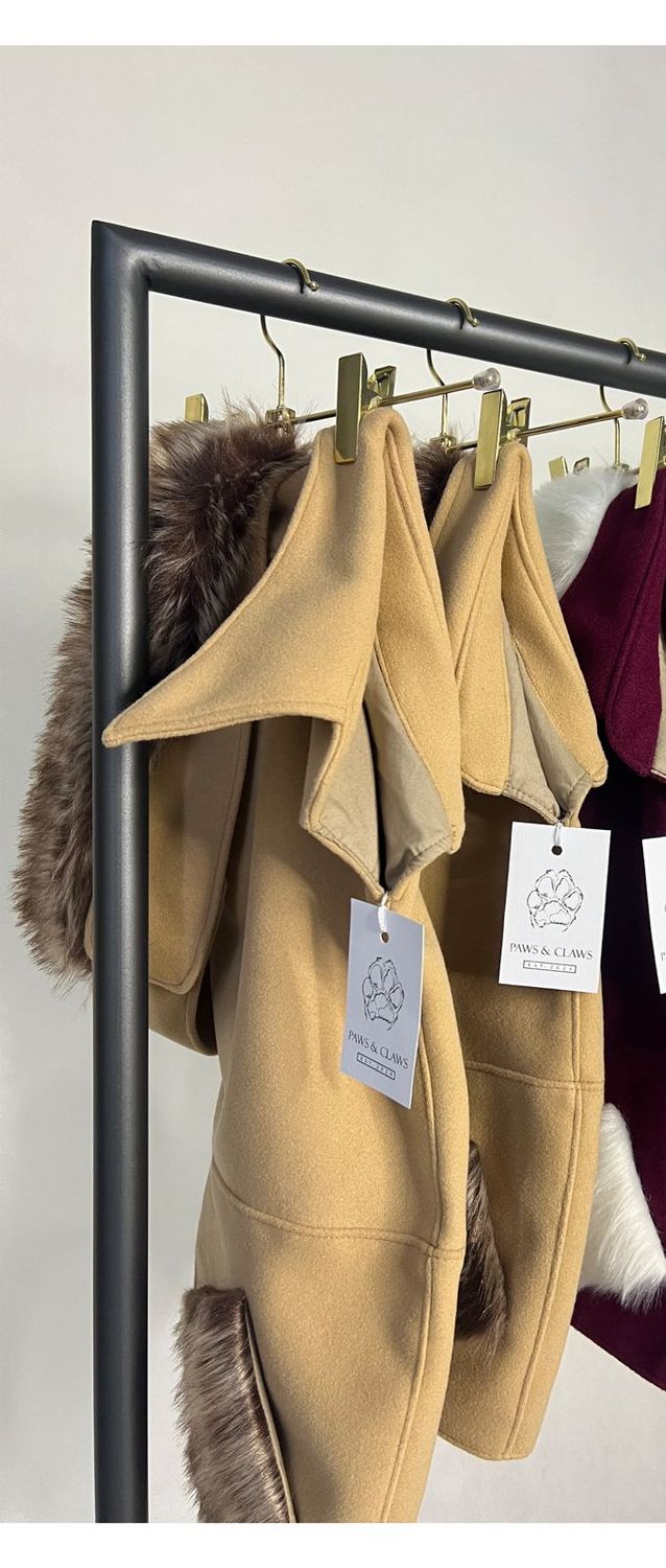 PAWS &amp; CLAUS VICTORIA COAT BEIGE T/3