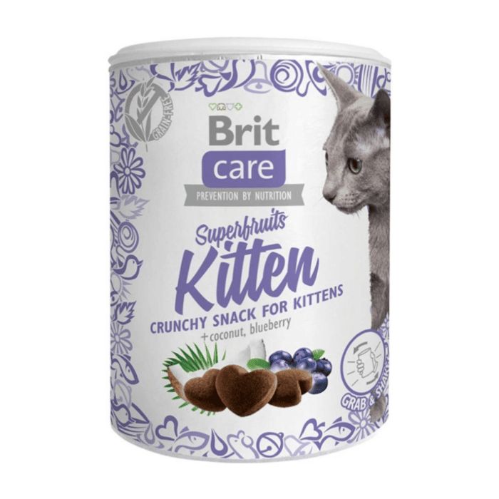 BRIT CARE CAT SNACK SUPERFRUITS KITTEN 100 G