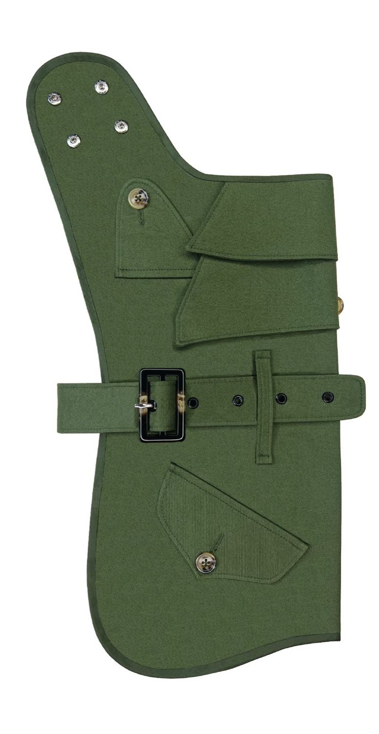 PAWS &amp; CLAUS CATO COAT VERDE T/3