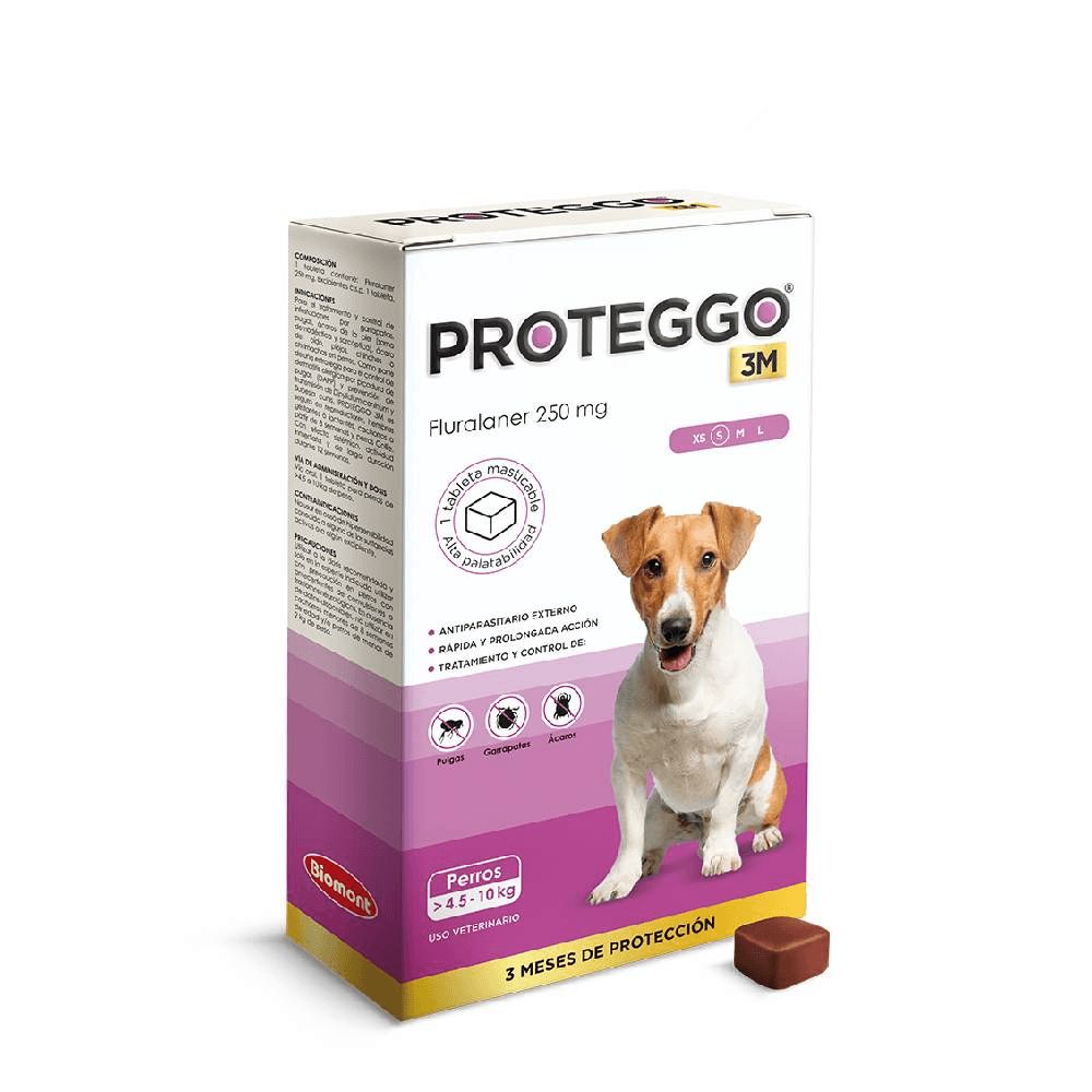 PROTEGGO 3M X 250MG X 1TAB (4.5-10KG)