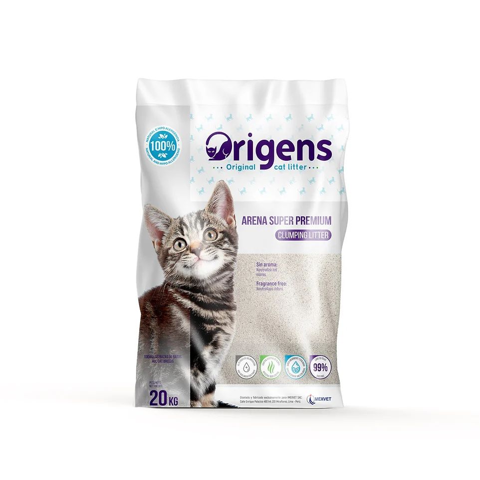ARENA ORIGENS SIN AROMA 20KG