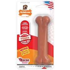 NYLABONE POWER CHEW BONE, BACON