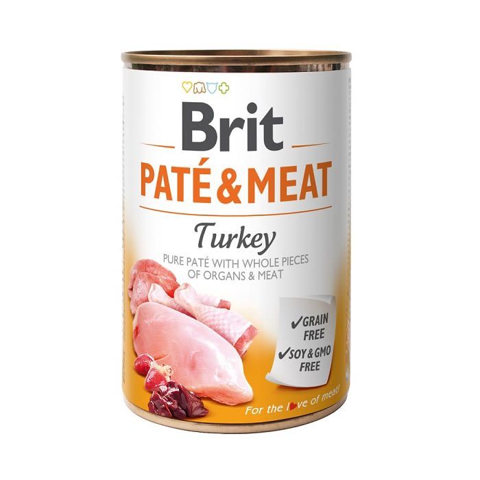 BRIT PATE &amp; MEAT TURKEY 400g