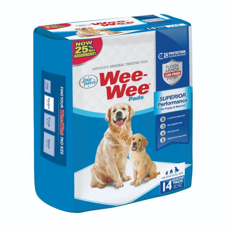 FOUR PAWS WEEWEE PADS ORIG.14UN