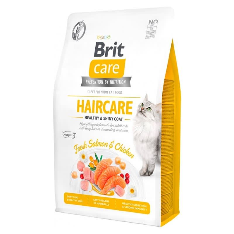 BRIT CARE CAT HAIRCARE HEALTHY &amp;SHINY COAT 2KG