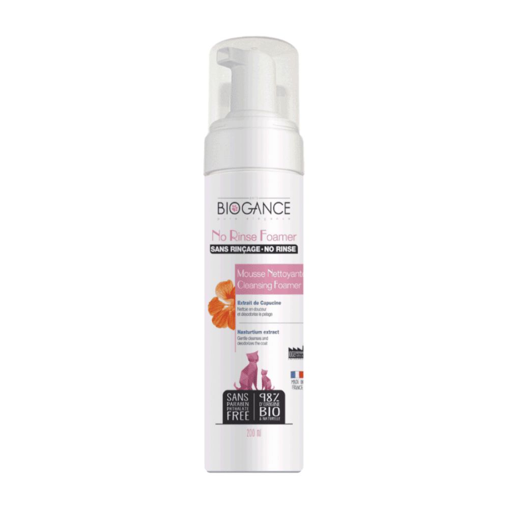 BIOGANCE NO RINSE FOAMER CAT 200 ML