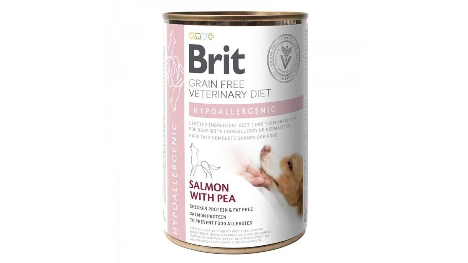 BRIT DOG HYPOALLERGENIC LATA 400gr