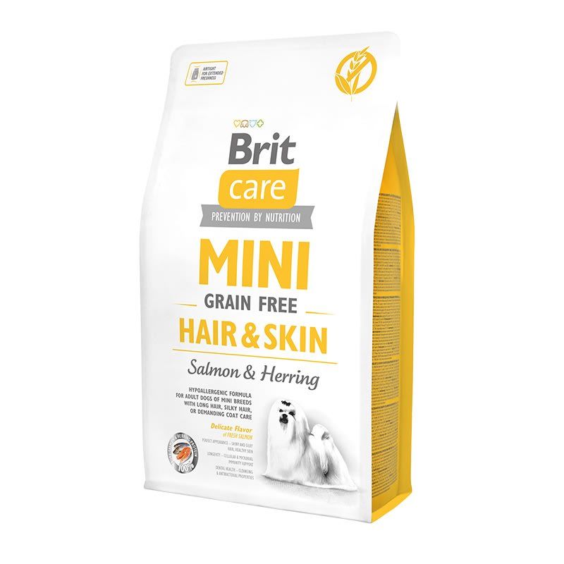 BRIT CARE MINI GF HAIR &amp; SKIN 2 KG