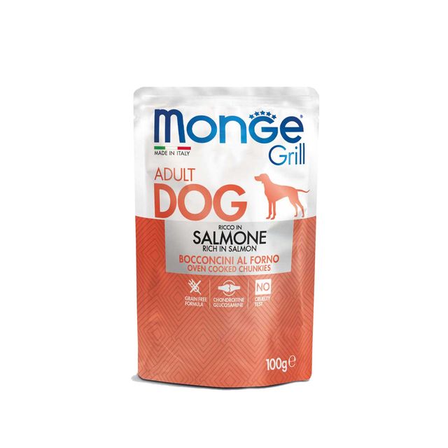 MONGE GRILL SALMON SOBRE 100gr