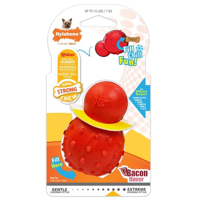 NYLABONE STRONG CHEW CONE, BACON-PETITE