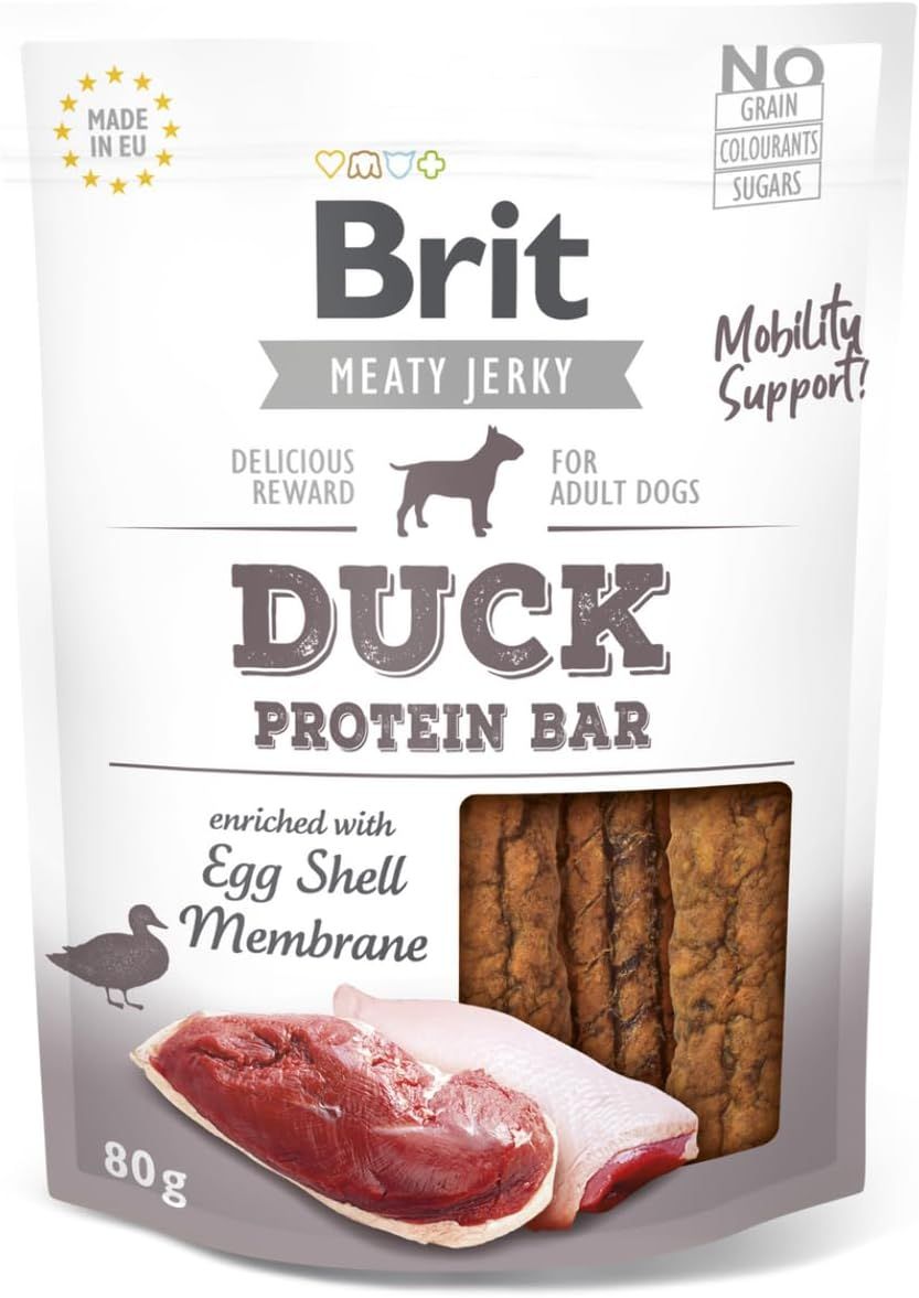 BRIT JERKY DUCK PROTEIN BAR 80GR