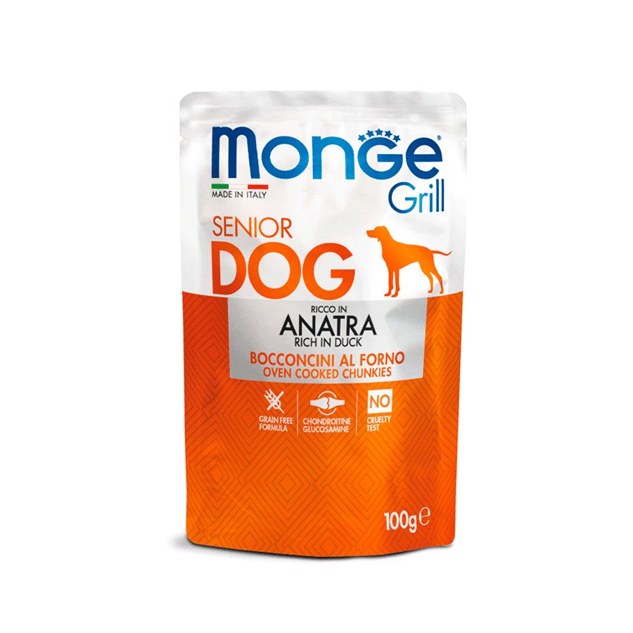 MONGE GRIL SENIOR PATO SOBRE 100gr
