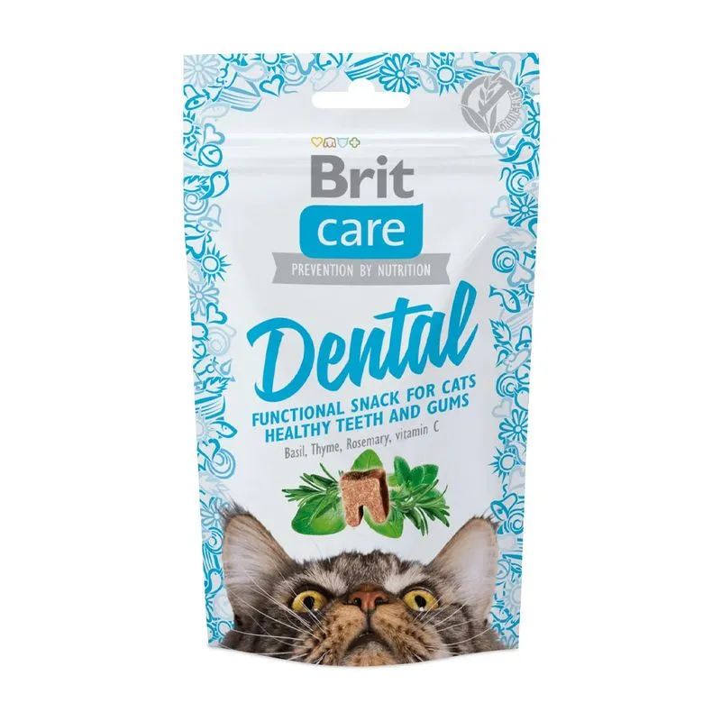 BRIT CARE CAT SNACK DENTAL 50 G