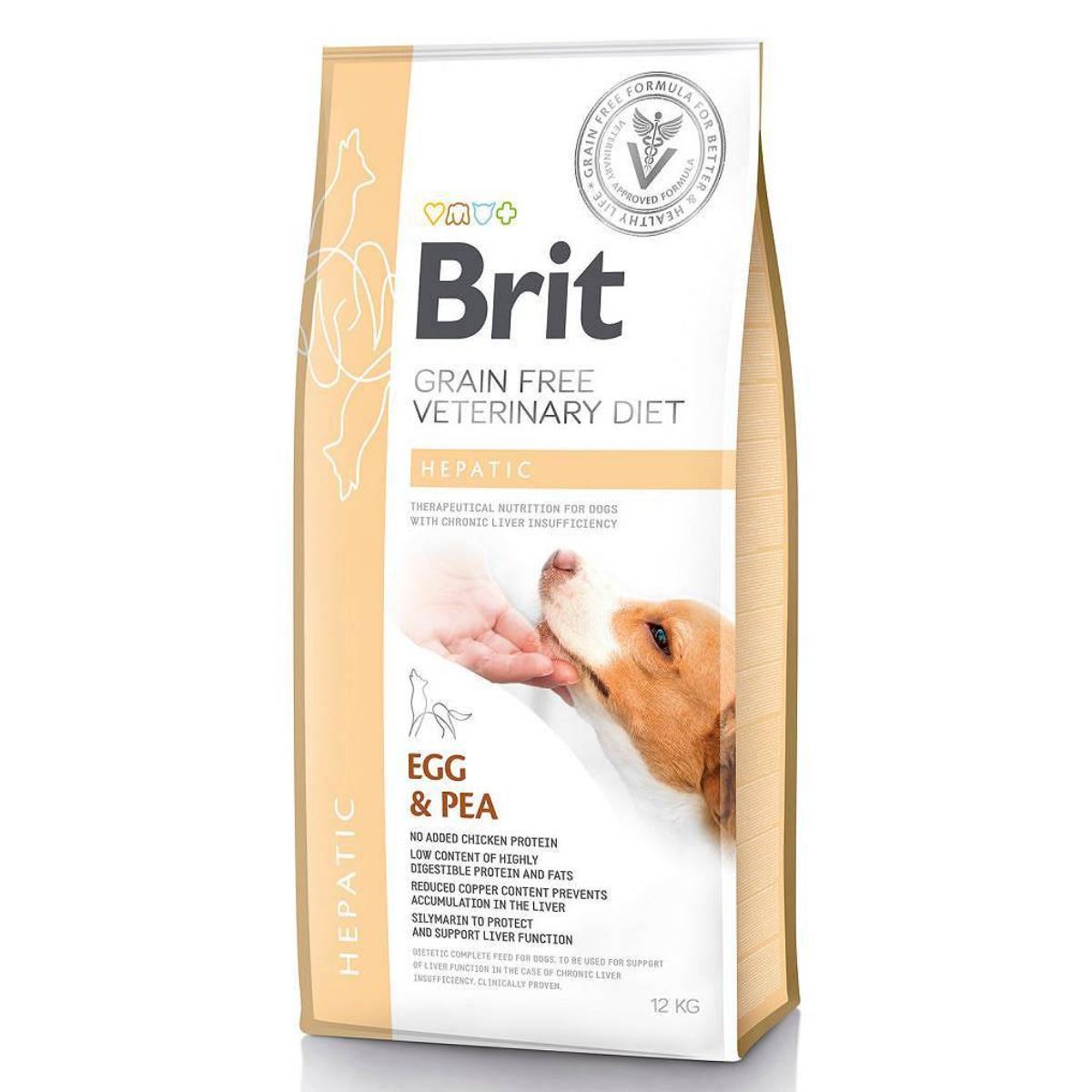 BRIT GF VET DIETS DOG HEPATIC 12KG