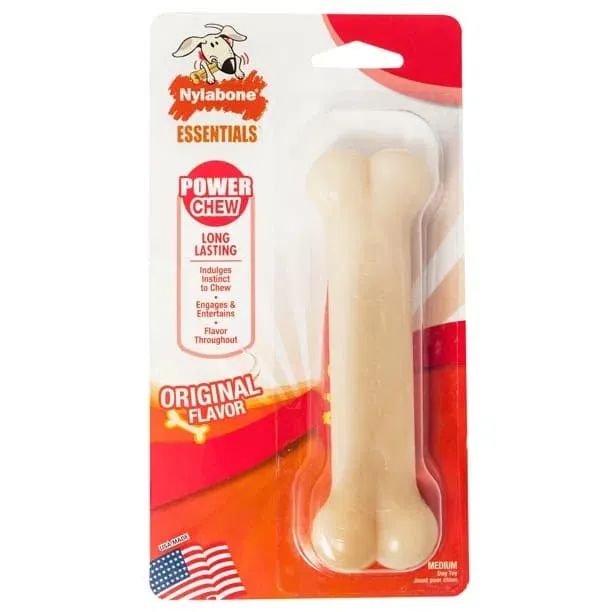 NYLABONE POWER CHEW BONE, ORIG-MEDIUM