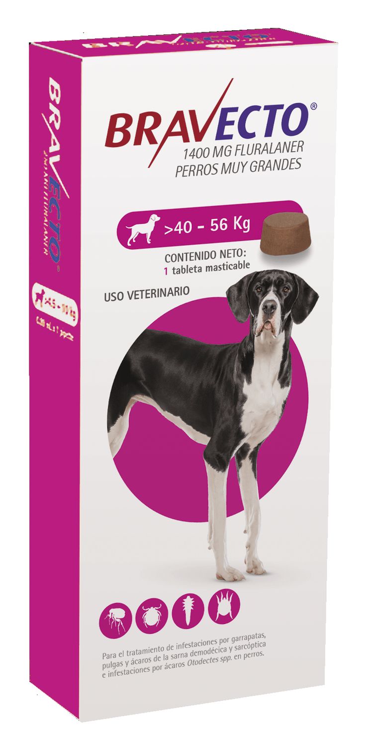 BRAVECTO 1400 MG 40 A 55 KG