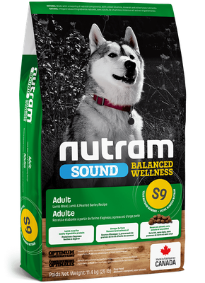 NUTRAM S9 LAMB &amp; RICE ADULT DOG X 11.4KG