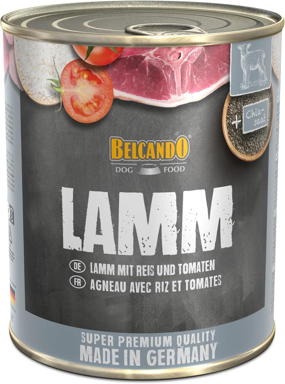 BELCANDO CORDERO ARROZ Y TOMATE 0.8 Kg