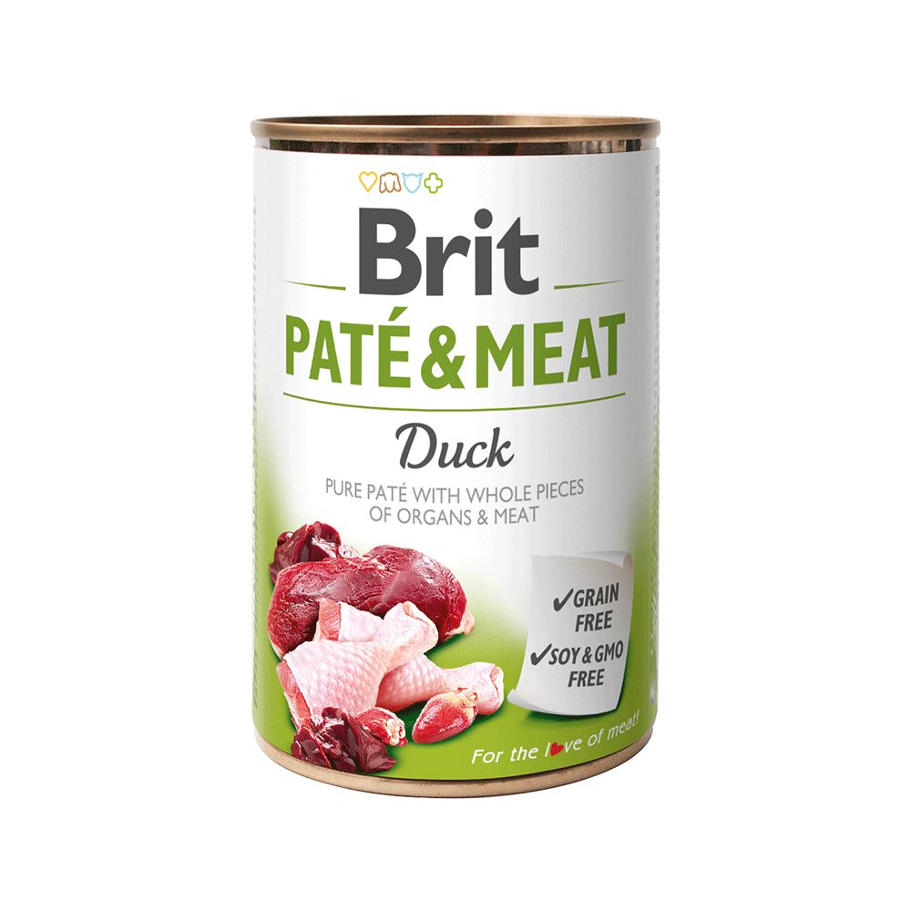 BRIT PATE &amp; MEAT DUCK LATA 400g