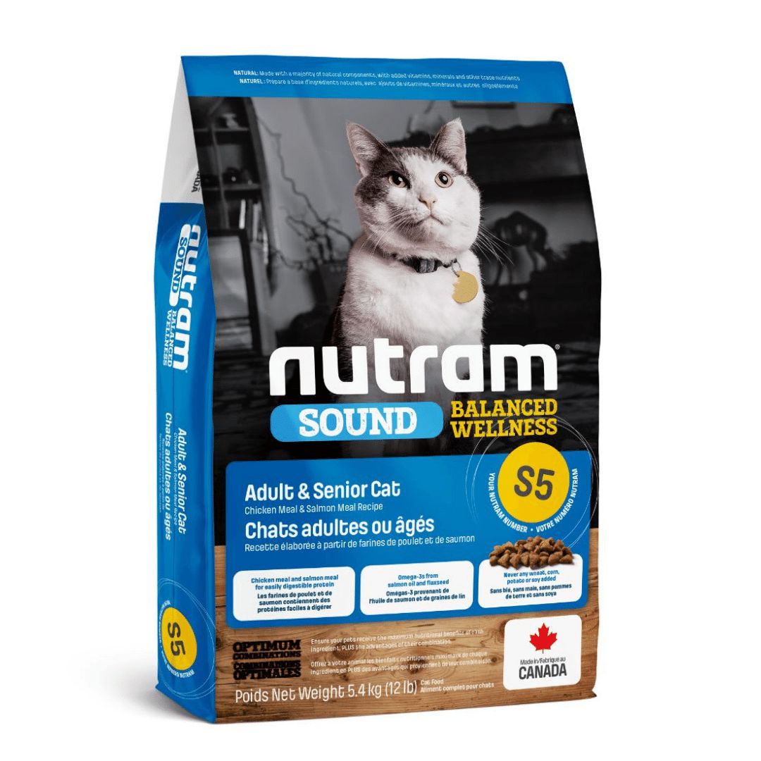 NUTRAM S5 ADULT CAT 5.4 KG
