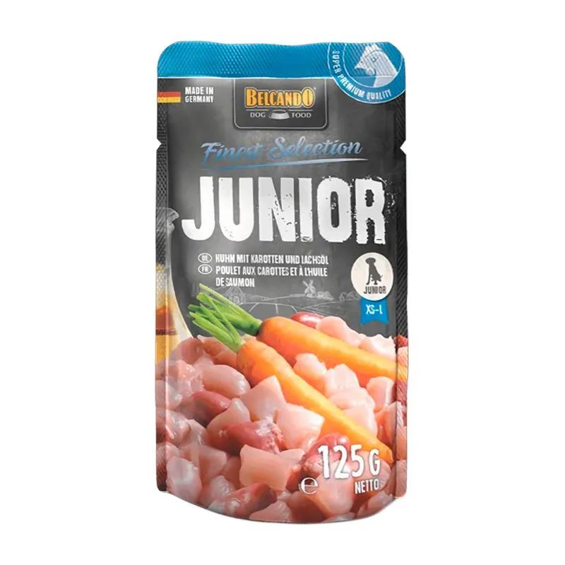 BELCANDO JUNIOR POLLO C/ ZANAHORIA 0.125 Kg