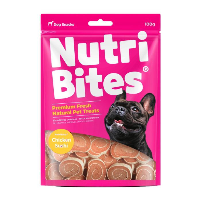 NUTRIBITES CHICKEN SUSHI X 100G.