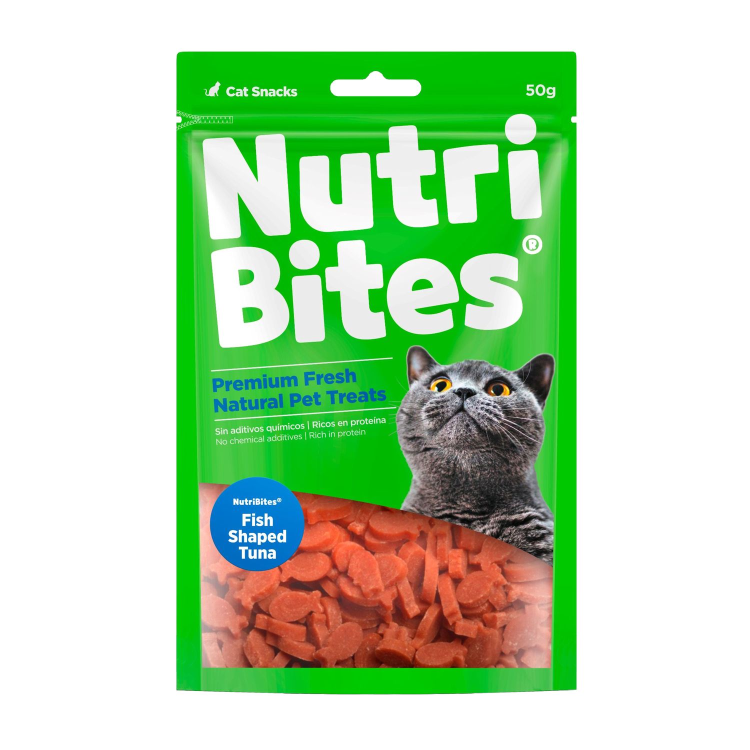 NUTRIBITES FISH SHAPED TUNA X 50G.