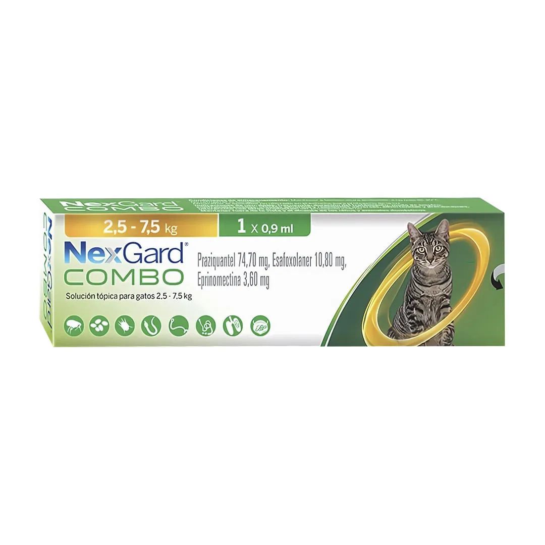 NEXGARD COMBO CAT L X 0.9ML (2.5-7.4KG)