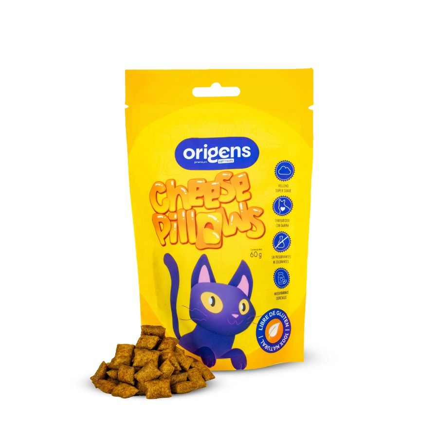 ORIGENS SNACK GATOS-CHEESE PILLOWS 60GR.
