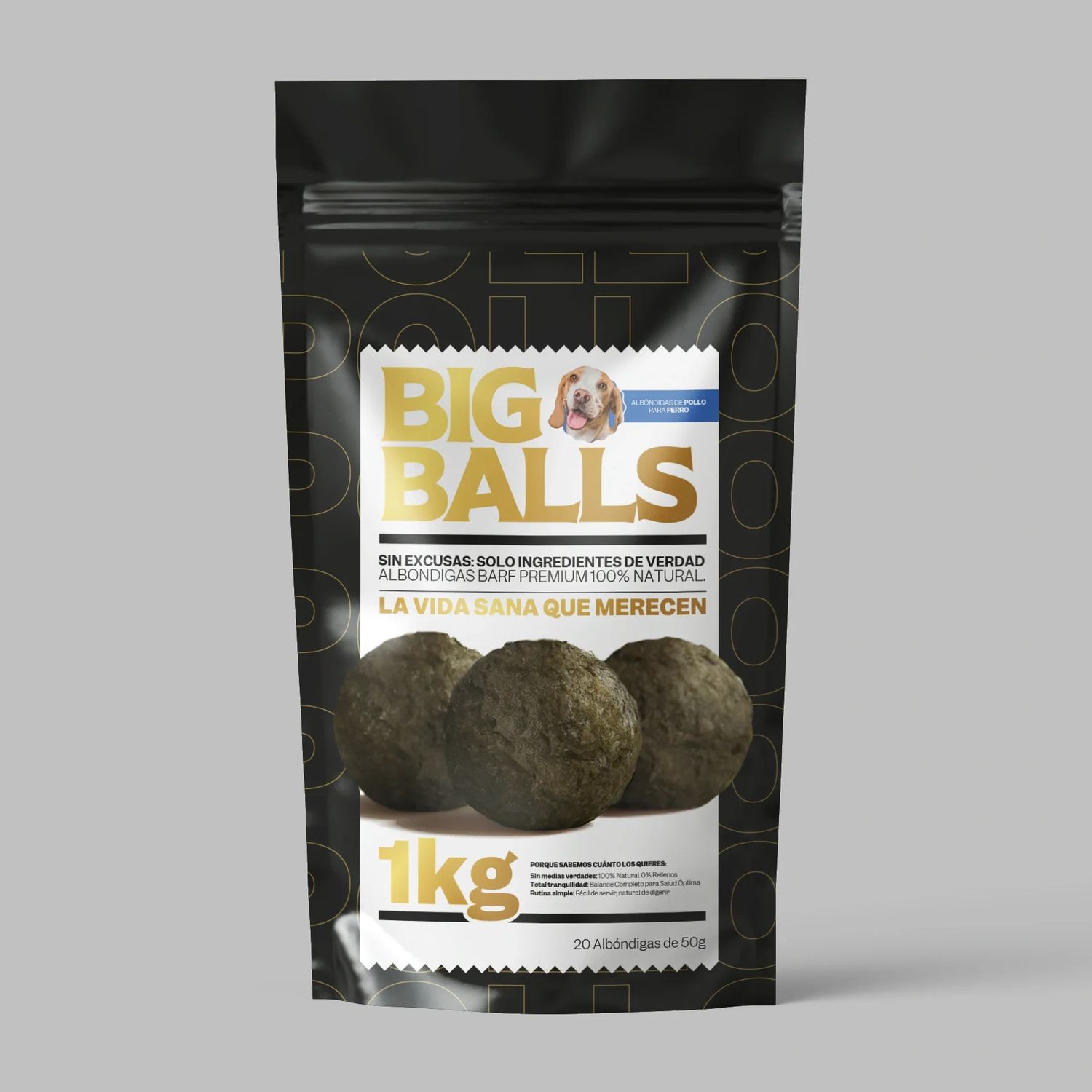 BIG BALLS CANINO POLLO X 1KG