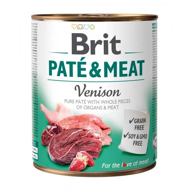 BRIT PATE &amp; MEAT VENISON 800G